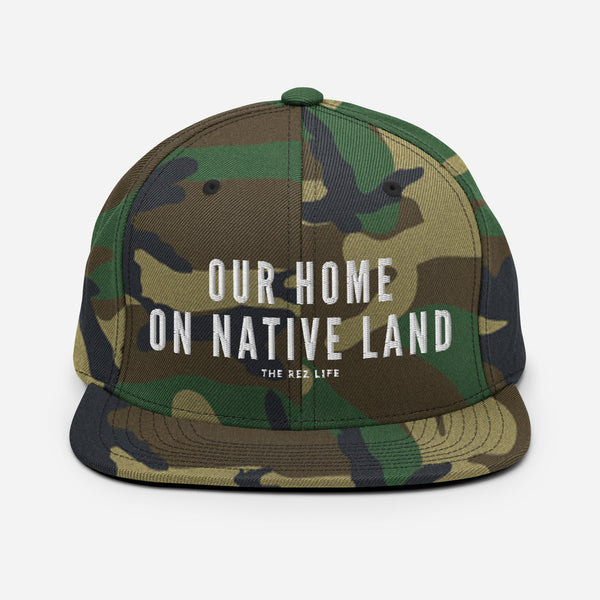 Our Home On Native Land Snapback Hat