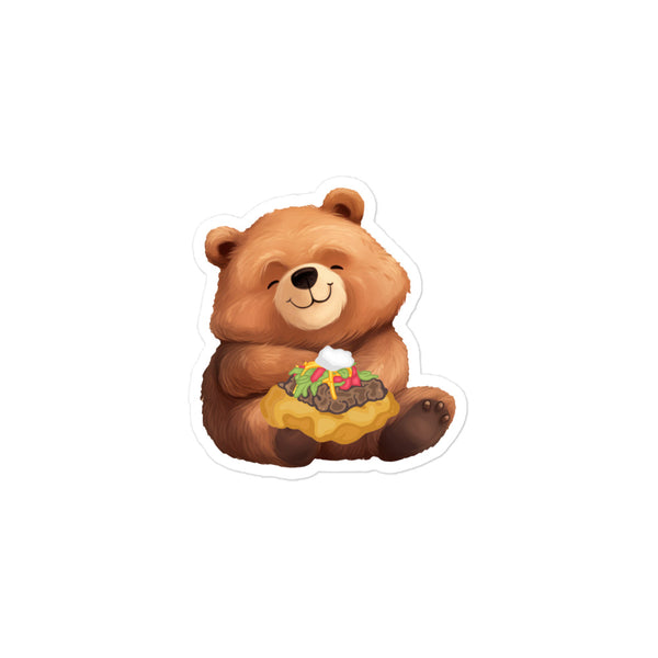 Loving Taco Bear Stickers