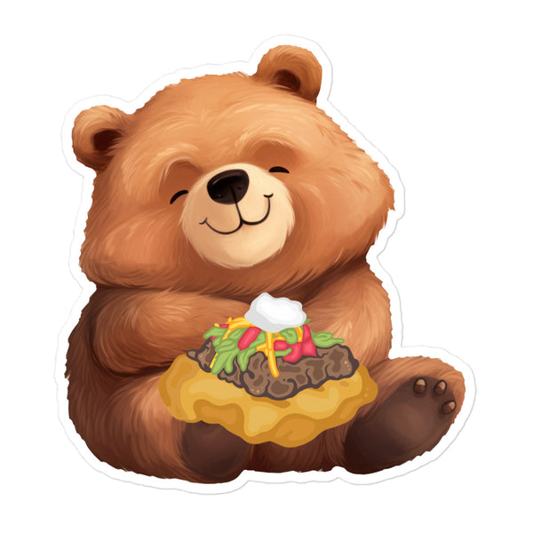 Loving Taco Bear Stickers