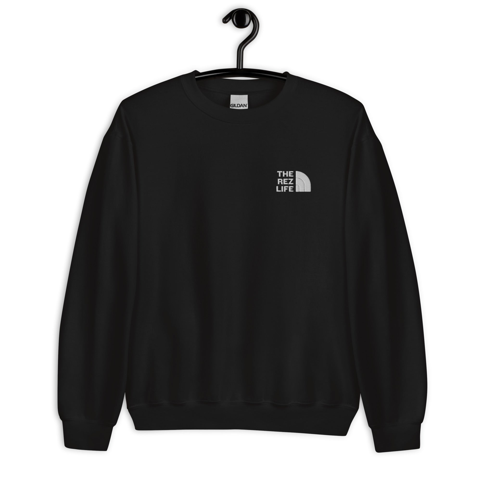 Welcome To The Rez Life Embroidered Crewneck