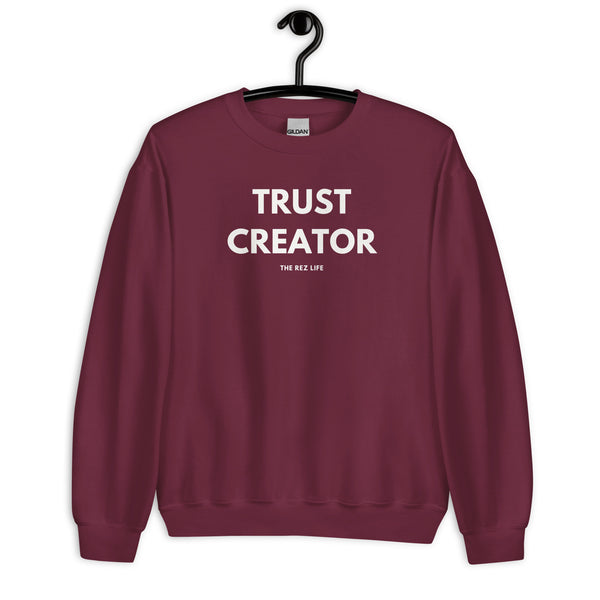 Through The Ups & Downs... TRUST CREATOR Crewneck