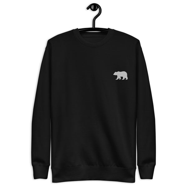 The Calm Bear Embroidered Crewneck