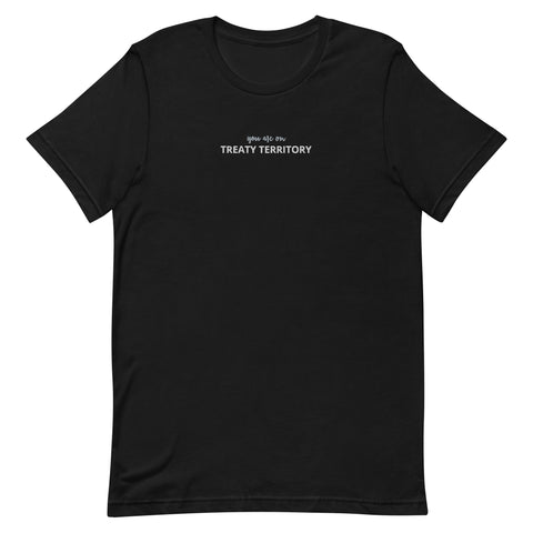 You Are On Treaty Territory Embroidered Tee