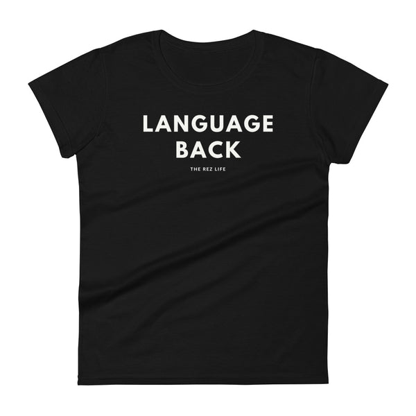 A word a day - LANGUAGE BACK! Women's Tee