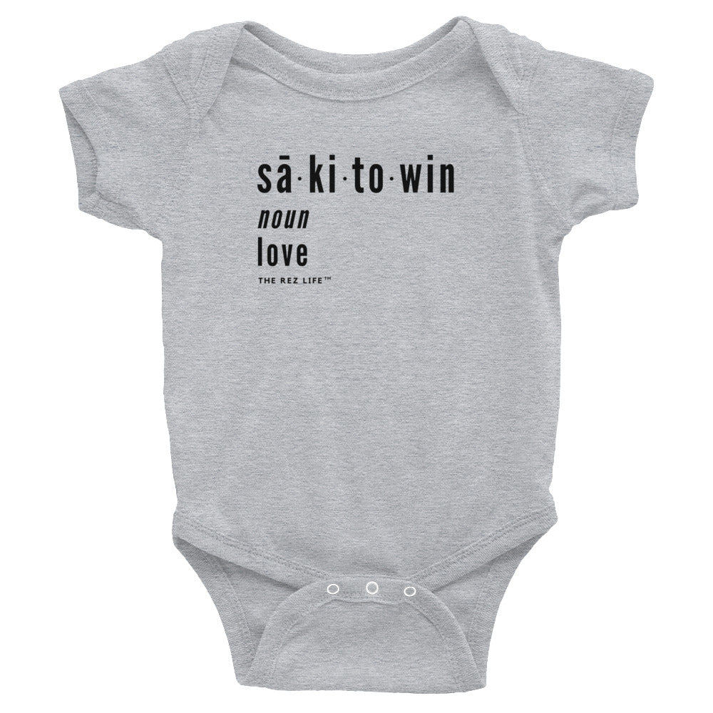 Love - sakitowin - Infant Bodysuit