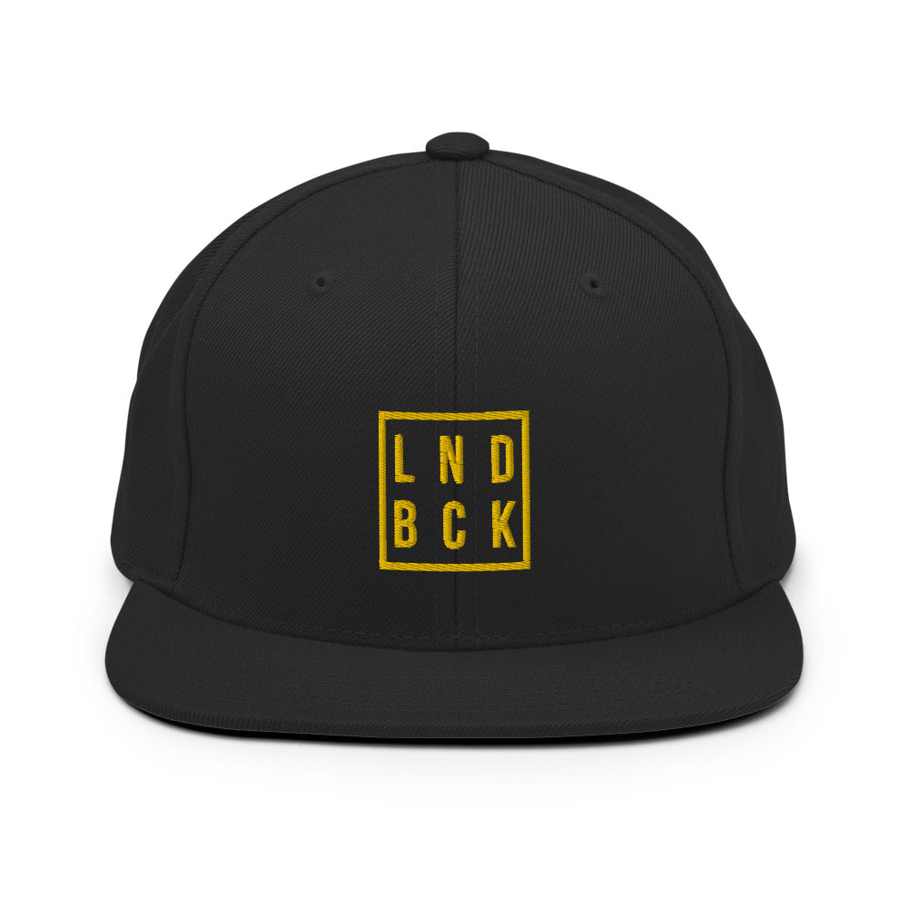 LND BCK Black & Gold Snapback