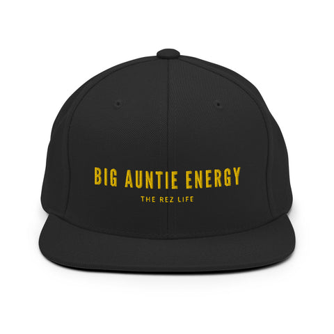Big Auntie Energy™ Black & Gold Snapback