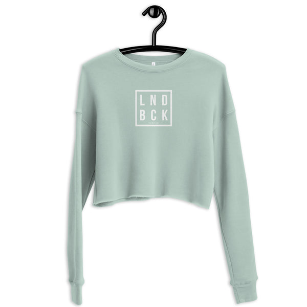 LND BCK Pastel Crop Sweatshirt