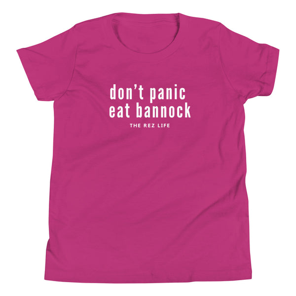 Don't Panic Eat Bannock Youth Tee